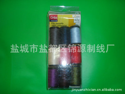 【【支持混批】耐高溫、耐低溫、耐光性好縫402滌綸縫紉線】價格,廠家,圖片,化纖紗線,鹽城市鹽都區錦源制線廠-