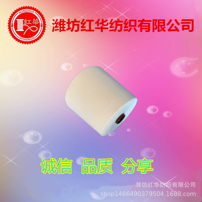 滌綸竹節紗21支10支11支花式紗環錠紡全滌 T21S純滌竹節紗大化纖